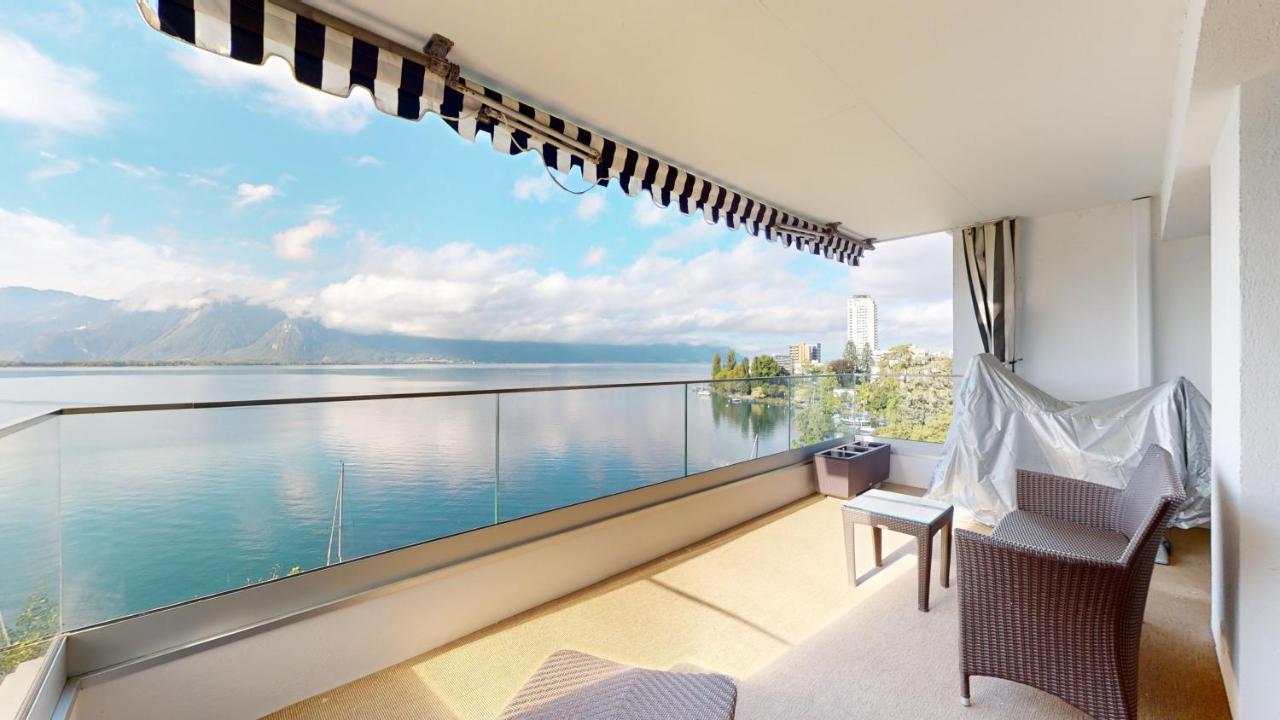 Lakefront Apartment With Exceptional View Territet Екстер'єр фото